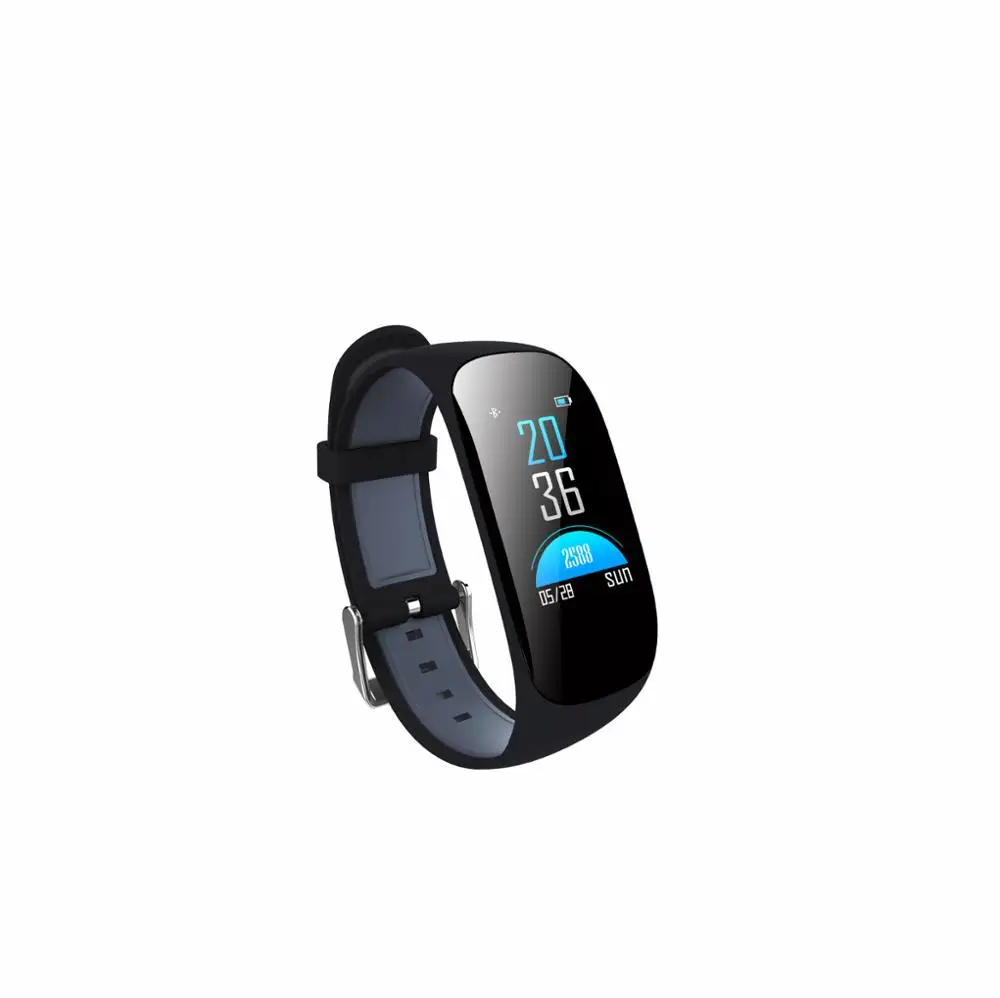 

New Heart Rate Smart Bracelet Wearable Pedometer Touch Screen Activity Tracker Fitness Watch For IOS and Android Smart Phone