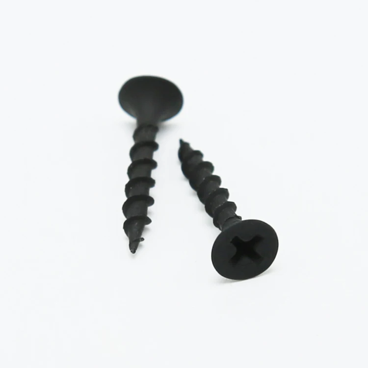 
Phillips bugle head fine thread/coarse thread gypsum black phosphated drywall screw 