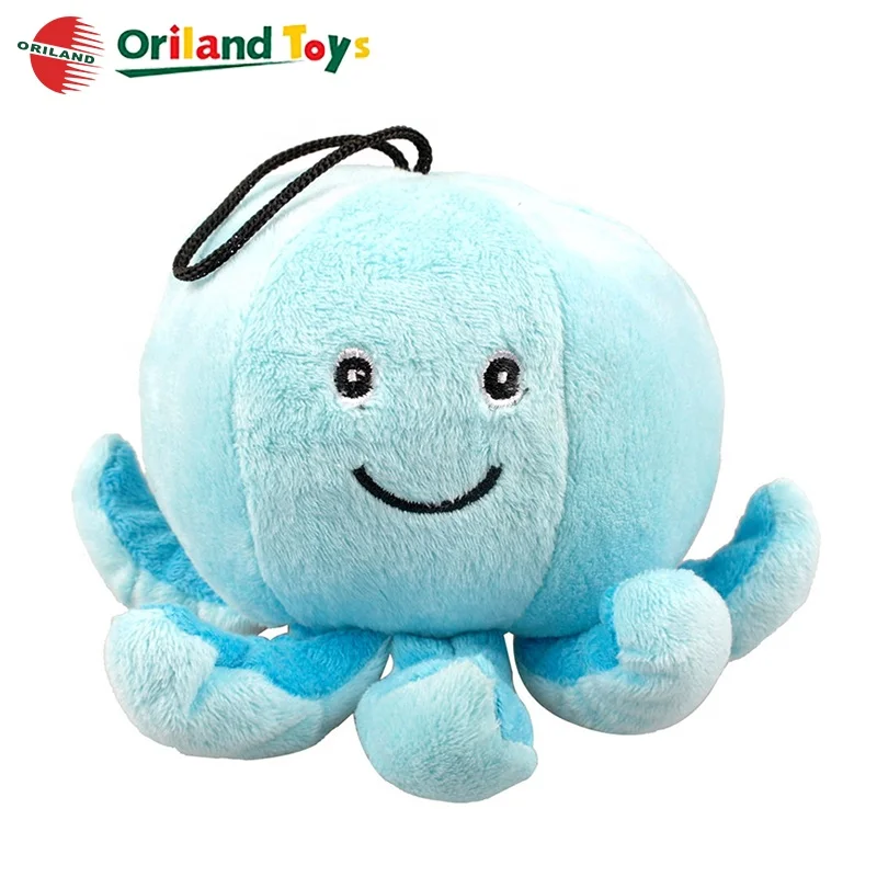 blue plush octopus