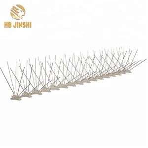 Image of 5 rows 24inch Long Anti Pigeon Repellent Bird Spikes for Lighting