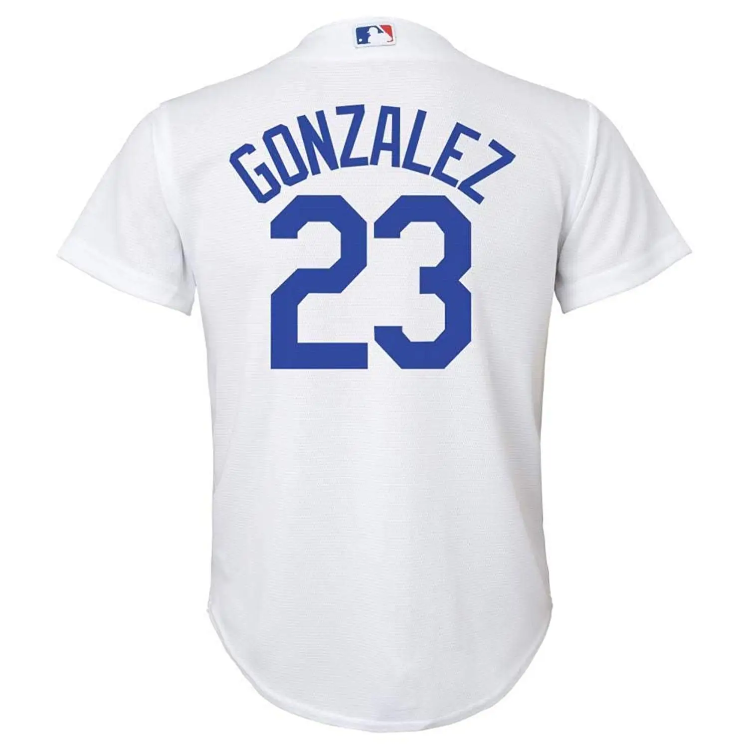 Outerstuff Los Angeles Dodgers Blank Gray Road Youth Cool Base Replica Jersey