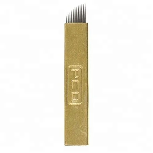 

professional golden PCD 14 tattoo supplies needles for eyebrow