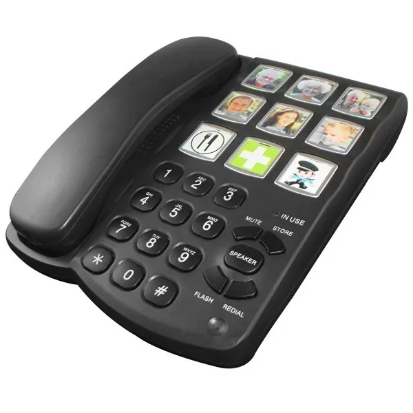 Big Button Phone With Memory Speed Dial Function And Pictures For