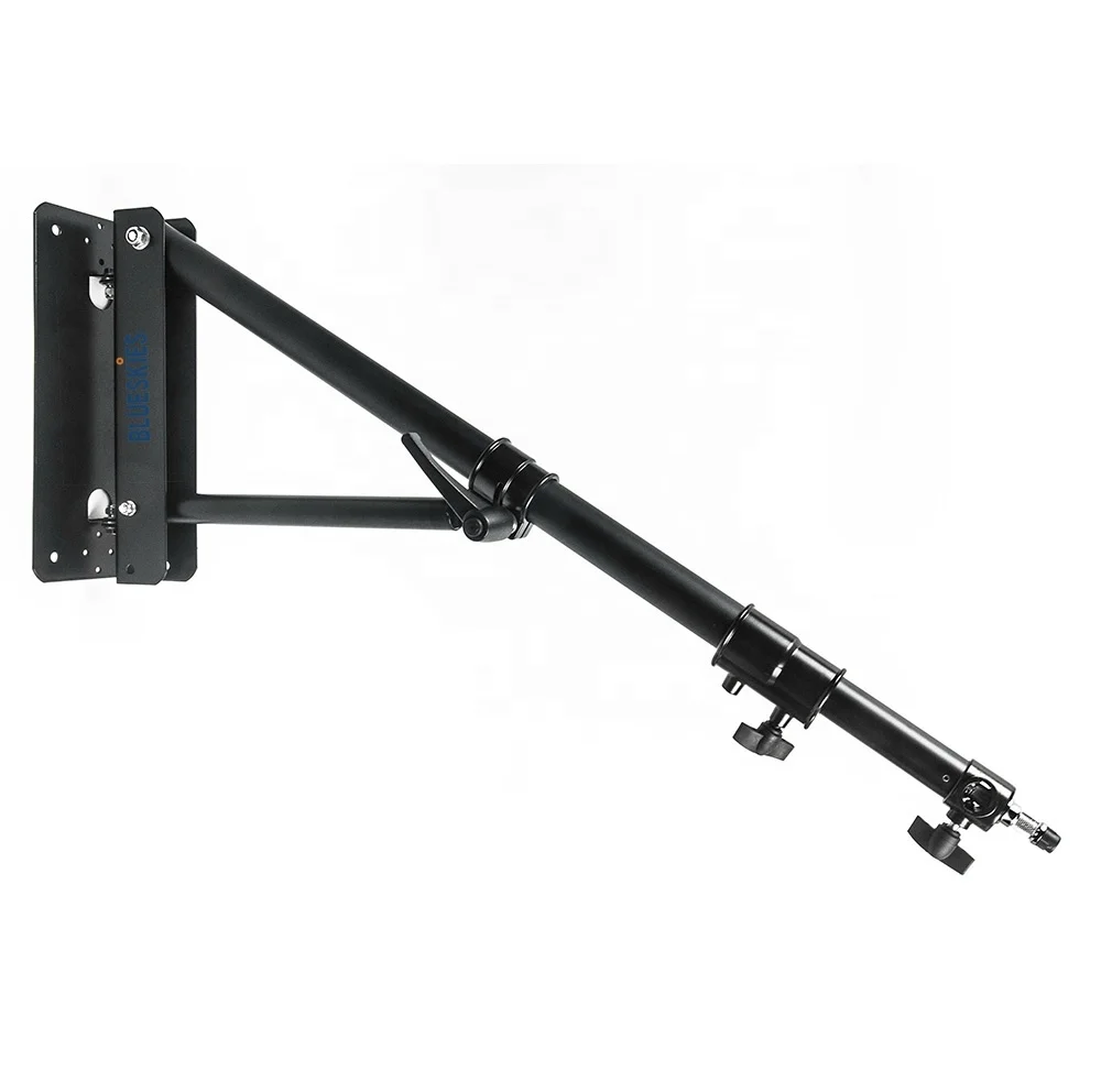 

Wall Mount Boom Arm for Photography Studio Video Lights, Monolights, Umbrellas, Reflectors, Black