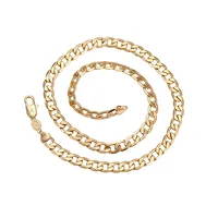 

43586 xuping jewelry simple 18K gold plated chains men necklace, mens fashion jewellery