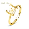 Wholesale 14K Purity Gold Pearl Jewelry Finding Ring Mounting