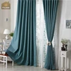 Living room window well cover baby blackout blind curtain