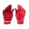 A008 Red batting gloves/baseball batting gloves soft / Baseball batting gloves for youth
