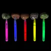 Hot Selling Glow In The Dark Lollipop Sticks Plastic For Round Candy