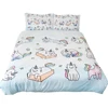 Cartoon Rainbow Cat 3d kids bedding set
