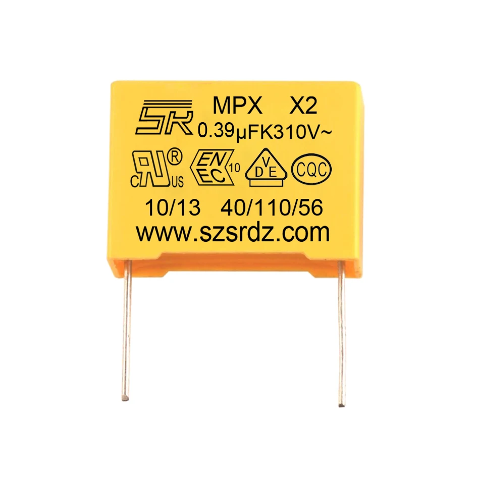 Different values available X2 Safety Capacitor 15mm Lead Pitch 275VAC