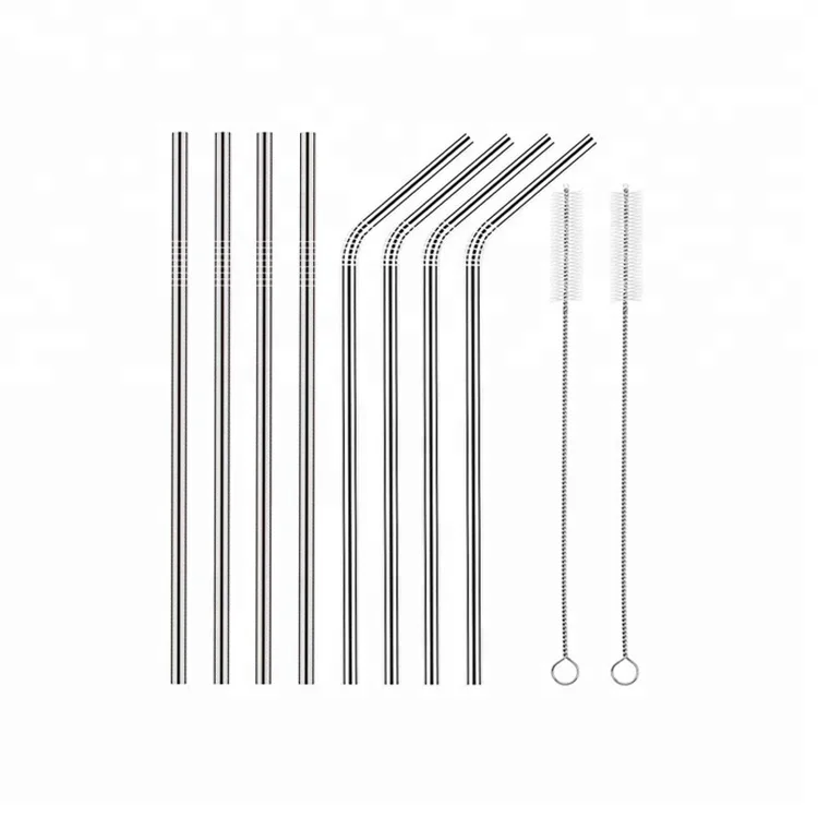 

Customized Size Food Grade Stainless Steel Metal Straw, N/a