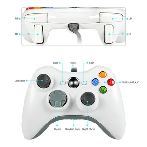 ABS Wired USB game  Pad Joystick  Game Controller For Microsoft Xbox 360&PC Windows