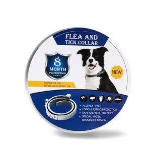 Image of Against Anti Tick Quick Kill Remove Pet Protect Repel Rubber Necklace Pet Product Anti Flea Dog Collar
