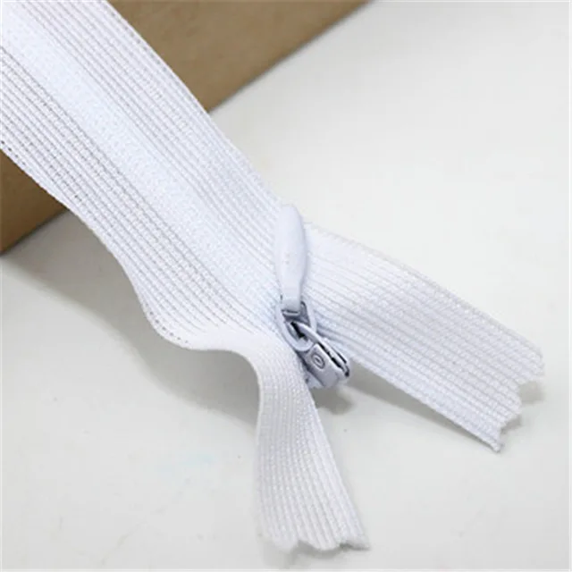 60cm Invisible Zippers DIY Nylon Coil Zipper For Sewing Clothes Cushion ...