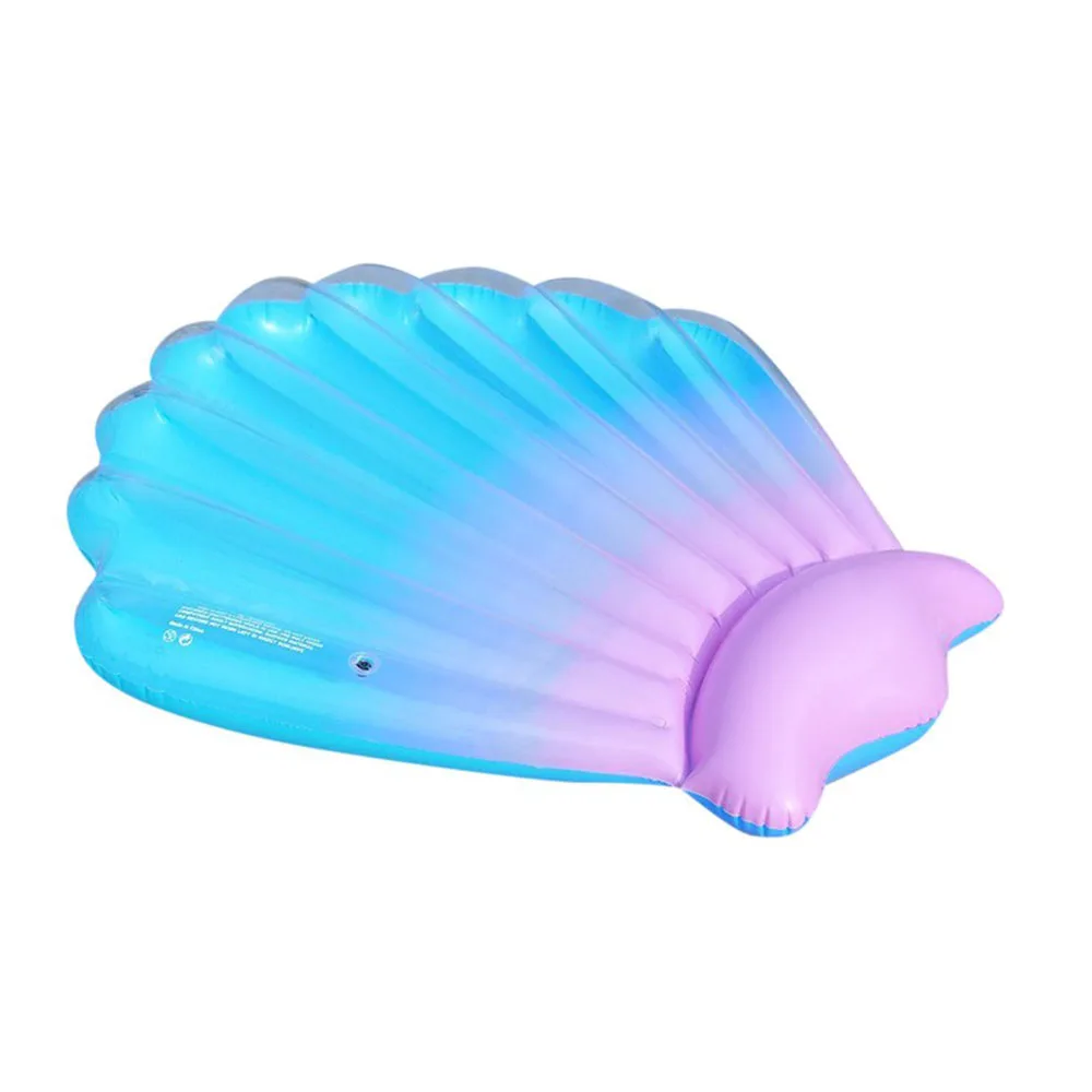 

New inflatable Scallop buoy Inflatable Blue Shell float for Rideable water, White;blue;customized