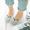 New style ladies cartoon cats cotton silicone casual ship socks