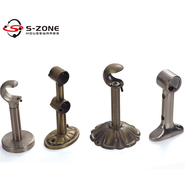 High Quality Iron Double Curtain Rod Bracket Buy Curtain Rod