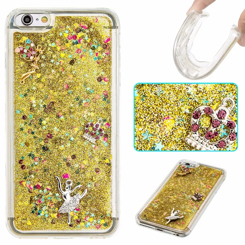 

Free shipping Glitter Liquid Quicksand Phone Case for Samsung note9 for iphone X XR XS Phone Cover for iphone 6 7 8 Accessories, 5 main colors