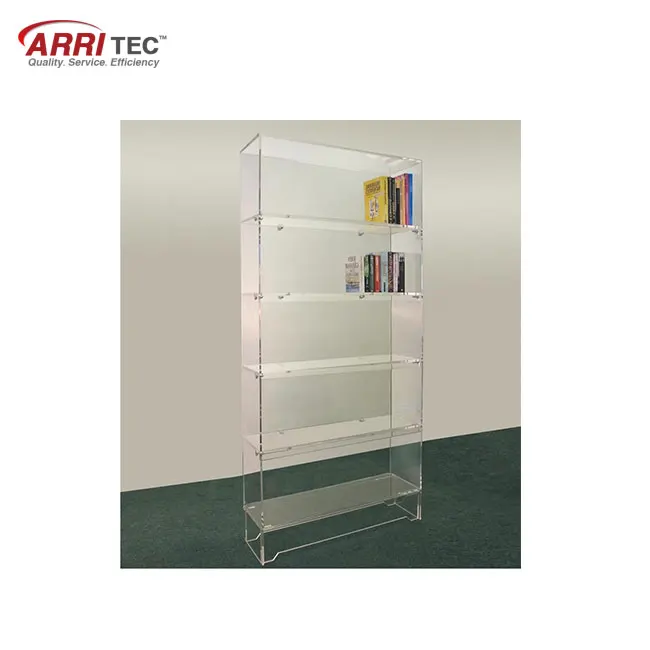 Study Room Floor Free Standing Accessory Storage Wall Clear