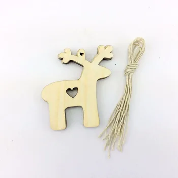 High Quality Christmas Wooden Reindeer Yard Decorations Cut Out