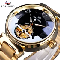 

Forsining Watch Blue Luxury Design Golden Stainless Steel Watches Top Brand Luxury Automatic Watches Men Wrist Relogio Masculino