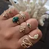 Fashion snake gold ring design in saudi arabia set for women Wholesale N96245