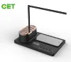 Home decoration flexible desk lamp with Built-in Wireless Bluetooth Speaker, wireless charging pad