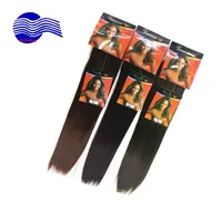 

The Vanessa premium yaki 18" 160gram Synthetic hair weft,color 1# 1b 4# 6# 27# 33#,99J yaki straight hair