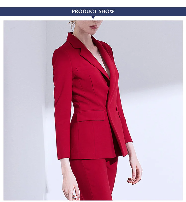 red formal coat