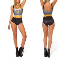 Bikini S Bodysuit I AM THE BATMAN DIFFERENTLY SANE POISON IVYJOKER’S REVENGE SWIMSUIT Digital Printing Swimwear Women One Pieces