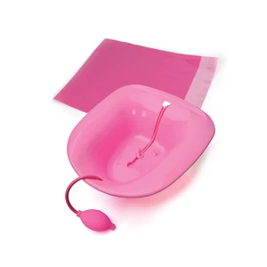 LifeVV Sitz Bath Over The Toilet Perineal Soaking Bath Hemorrhoidal Relief Female Vaginal Steaming Yoni Steam Seat