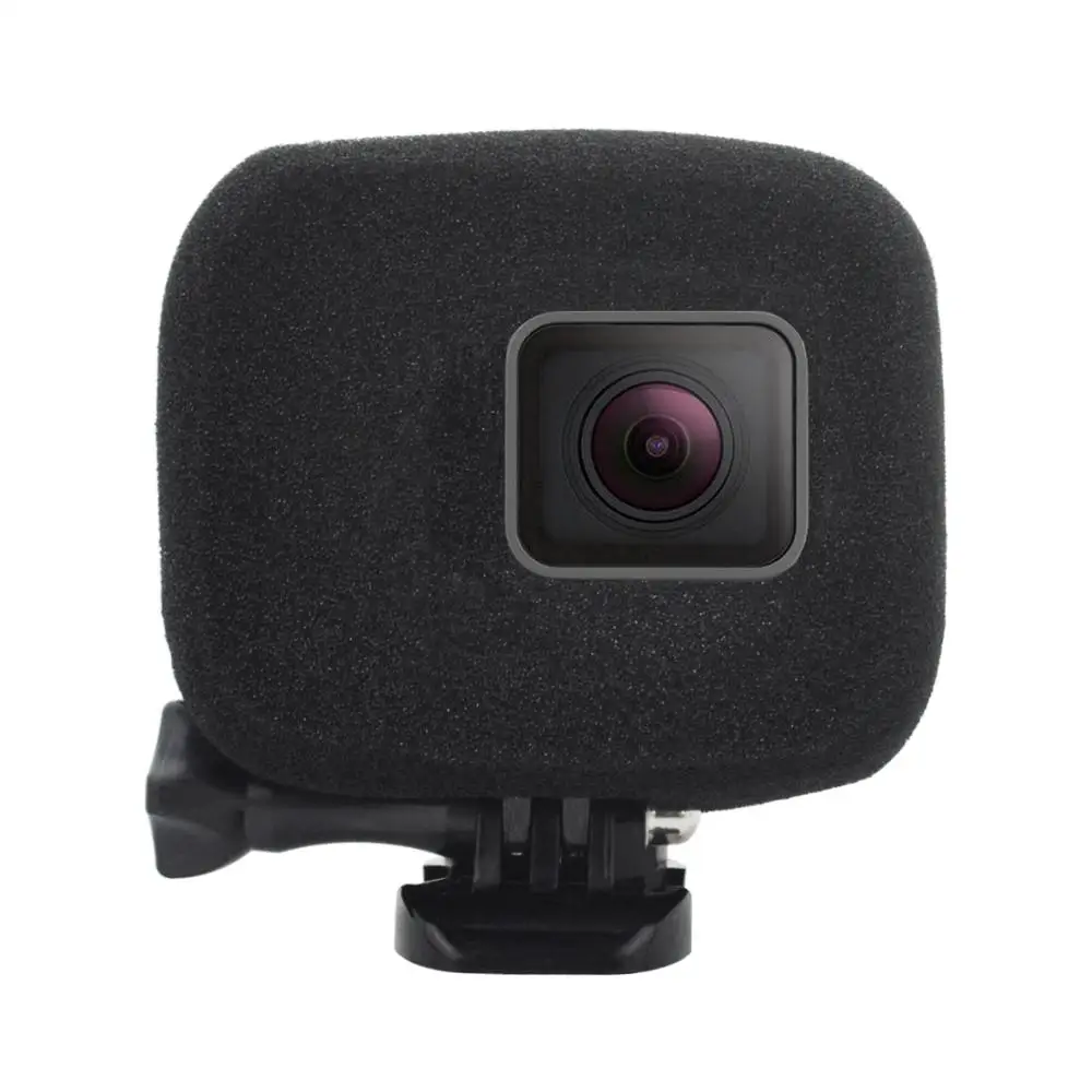 

Windshield Wind Noise Reduction Foam Sponge Cover Windproof Housing Case For GoPro Hero 7 5 6, Black (accept customized)