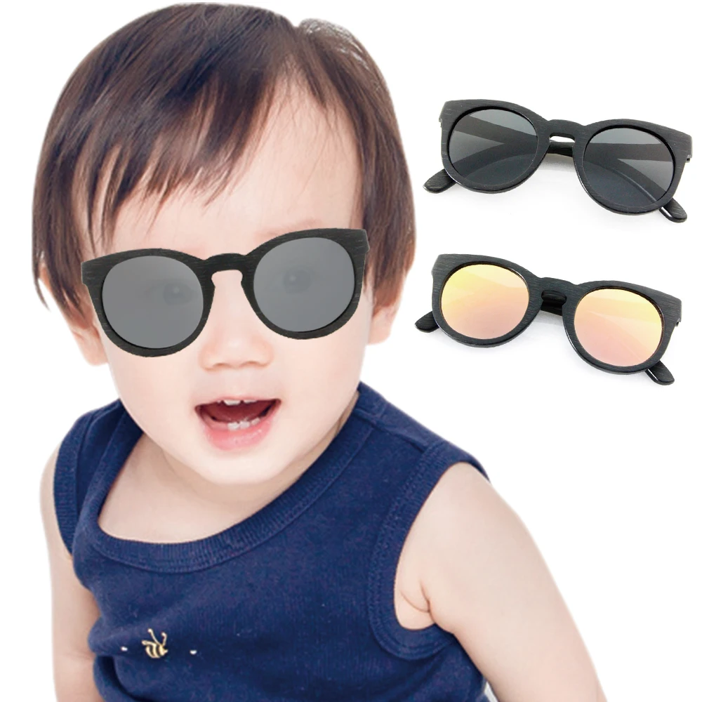 

Wood Bamboo Kids Sunglasses UV400 Polarized Wholesale Sunglasses Lenses, Custom color