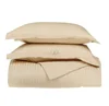 Deeda factory 5 star hotel bedding linen 300 thread count 1cm stripe beige