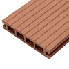140*25mm Wood and plastic easy installation interlooking outdoor PE decking