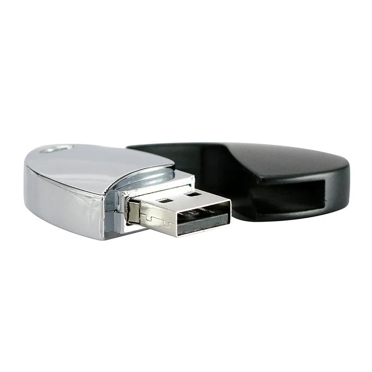 USB Flash Drive Mini Metal Pendrive 16gb 8gb Swivel USB2.0 Stick Gift Custom Logo Laser word Engrave design Print Pattern Gift - ANKUX.COM