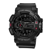 

Sanda 599 Brand Outdoor Army Men Watches Military Plastic Waterpoof Sports 12/24hour Dual Time Digital Quartz Watch reloj hombre