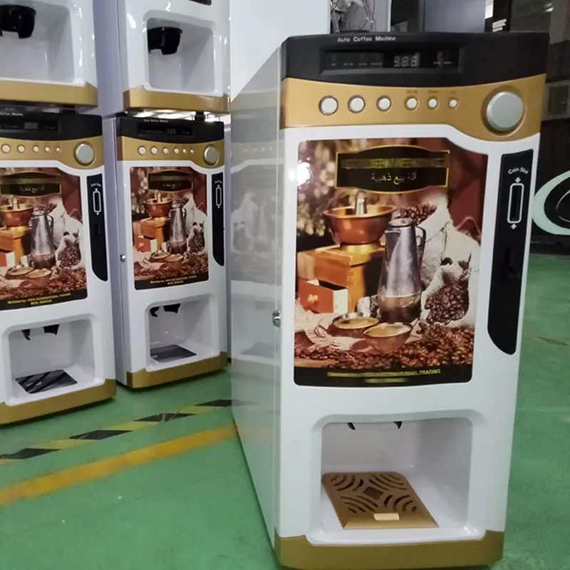 Coin Operated Instant Coffee Powder Vending Hot Drinks Dispenser Buy