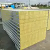 rock wool insulation 120 minutes fireproof prefabricated house sandwich panel building material