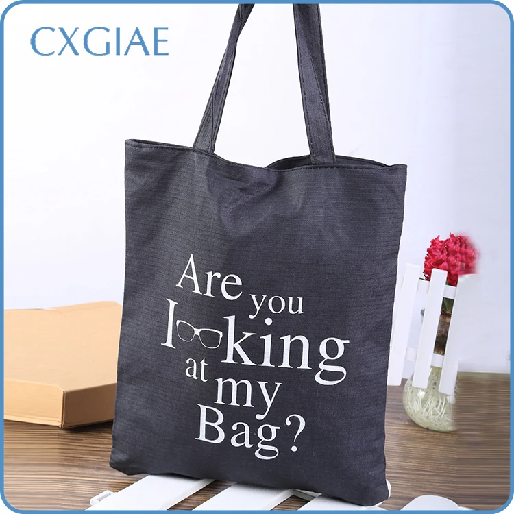 Fashionable Wholesale Women Grocery Beach Foldable Canvas Tote Bag