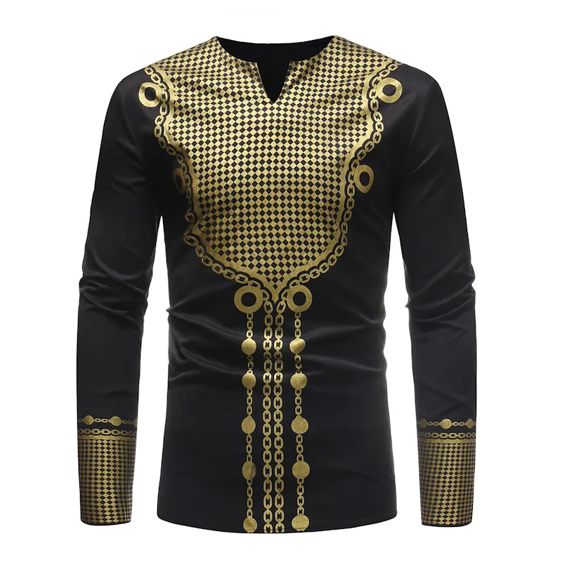 

A4171 New Style Wholesale Fashion Dress shirts African Shirts For Men