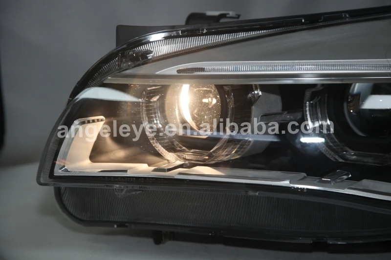 For BMW X1 E84 LED Strip Angel Eyes Head Light 2009-2014 year LF