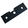 Rectangular q235 weight stack for fitness parts, gym equipment plate load steel weight stack for men