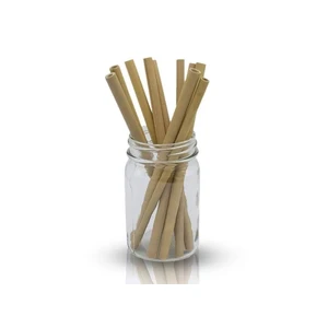 Image of Manual eco-friendly reusable customized logo organic natural bamboo drinking straws
