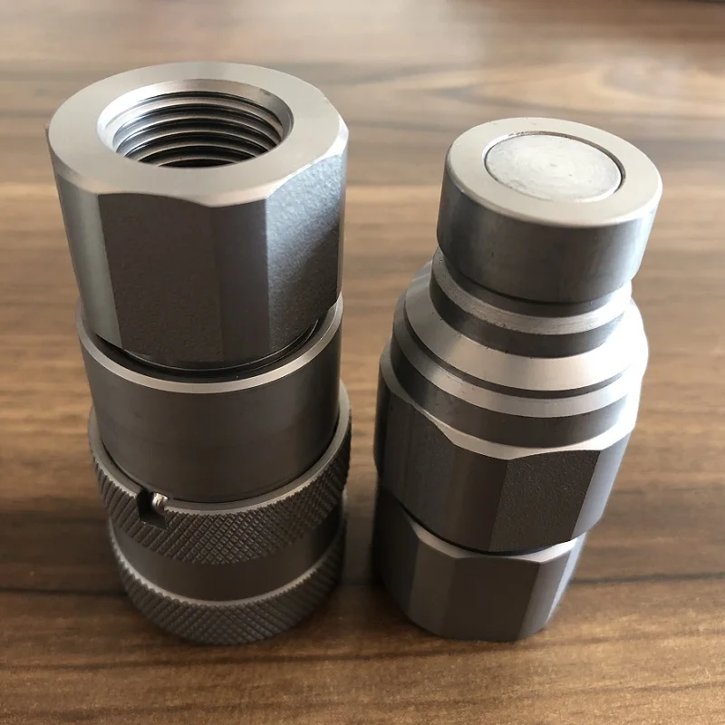 
Hydraulic Quick Connect Fitting Flat Face Coupling 