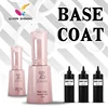 Queen Shining 15ml 1kg soak off private label clear water Base Coat nail polish uv ping gel oem odm