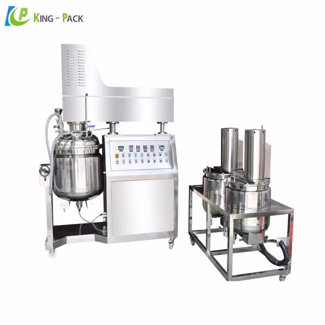 Kingpack Factory 100l Vacuum Emulsifier Mixer For Cream - Buy Vacuum ...