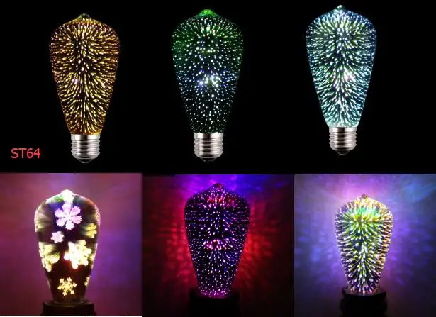 New Arrival E27 b22 e26 2w led copper light bulb home decor light bulb