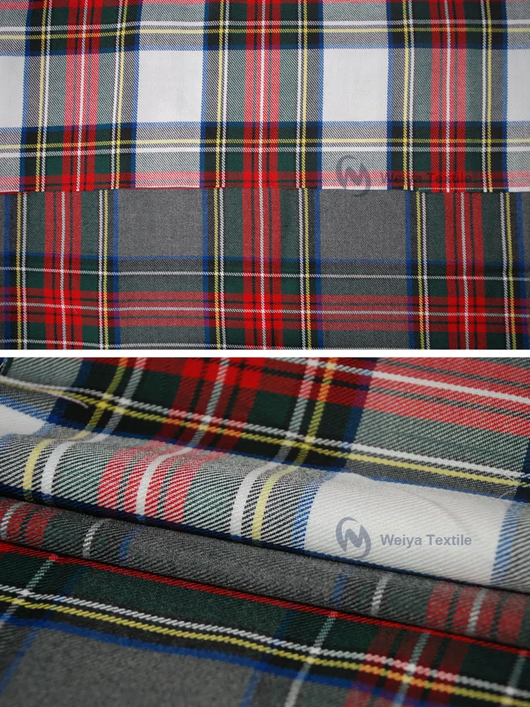 Wholesale Plaid Material For School Uniforms Fabric Manufacturers Buy